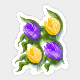 SPRING TULIPS Sticker